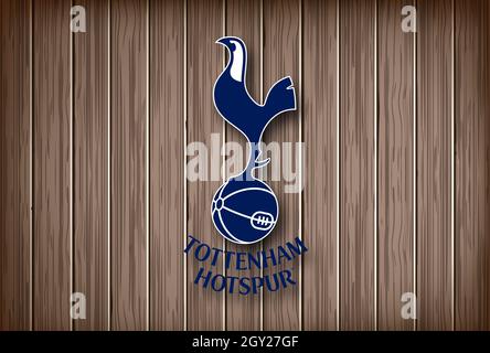 Stemma Tottenham Hotspur F.C., Tottenham, Londra, una squadra di calcio dall'Inghilterra Foto Stock