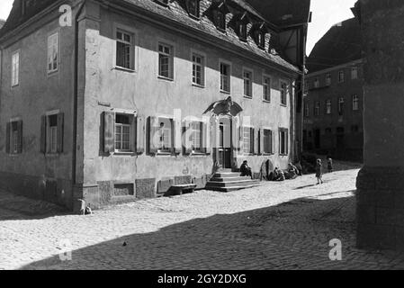 Ein Ausflug nach Wimpfen., Deutsches Reich 1930er Jahre. Una escursione a Wimpfen., Germania 1930s. Foto Stock