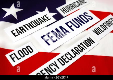 FEMA Agenzia federale per la gestione delle emergenze direzione del governo Foto Stock