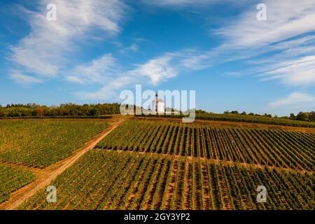 Cappella di Terez nella regione di Tokaj Ungheria Foto Stock