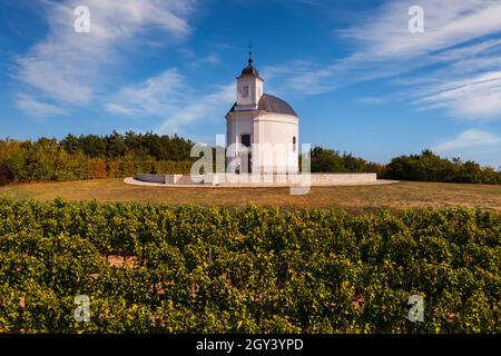 Cappella di Terez nella regione di Tokaj Ungheria Foto Stock