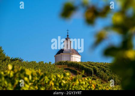 Cappella di Terez nella regione di Tokaj Ungheria Foto Stock