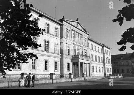 Die neue Aula der Eberhard Karls Universität di Tübingen Deutschland 1930er Jahre. Il nuovo assembly hall della Eberhard Karls University di Tübingen, Germania 1930s. Foto Stock