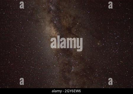 Cielo australe via lattea dettaglio. Foto Stock