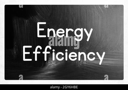 Efficienza energetica concept Foto Stock