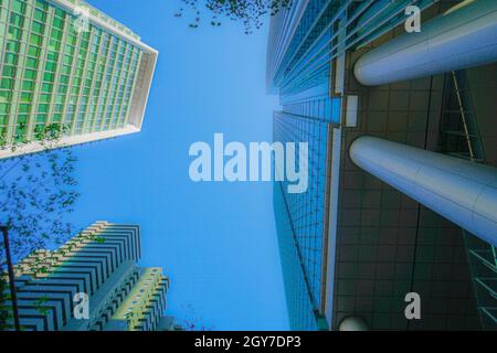 Immagine grattacieli di Roppongi 1-chome. Luogo di tiro: Area metropolitana di Tokyo Foto Stock