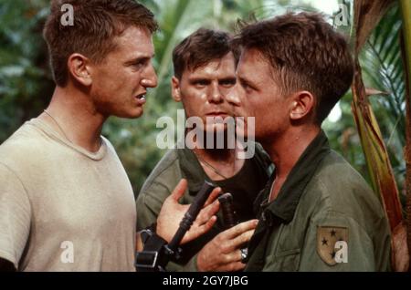 Vittime di Guerra Anno: 1989 USA Direttore : Brian De Palma Michael J. Fox, Don Harvey, Sean Penn Foto Stock