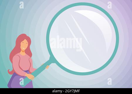 Analisi astratta e ricerca di indizi, Ricerca di concetti di risposte Foto Stock