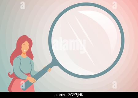 Analisi astratta e ricerca di indizi, Ricerca di concetti di risposte Foto Stock