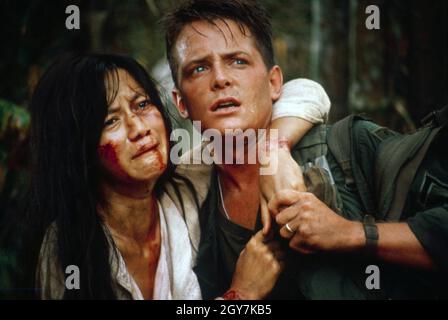 Vittime di guerra anno : 1989 USA regista : Brian De Palma Michael J. Fox, Thuy Thu le Foto Stock