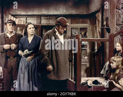 Les Misérables anno : 1958 Francia Direttore : Jean-Paul le Chanois Bourvil, Elfriede Florin, Jean Gabin, Martine Havet Foto Stock