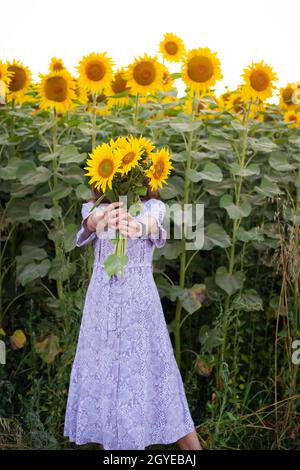 Bouquet grande di girasoli