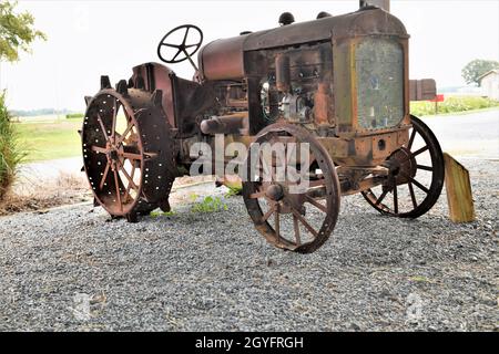 1937 International Harvester, modello W30. Foto Stock