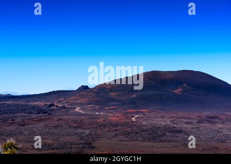 Plaine des Sables, Piton de la Fournaise a Reunion Island Foto Stock