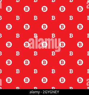 Bitcoin Seamless Pattern Louis Vuitton Supreme Style. Illustrazione vettoriale Illustrazione Vettoriale