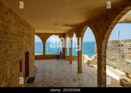 LIBANO, LIBANO SETTENTRIONALE, BATROUN, CHIESA DI NOSTRA SIGNORA DEL MARE (SAYDET AL BAHR) Foto Stock