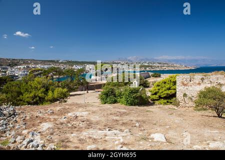 Forte veneziano, Rethymno, Creta, Grecia, Europa Foto Stock