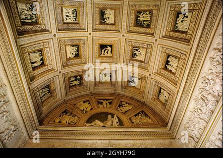 Europa, Italia, Lombardia, Palazzo te costruito nel 1525 a Mantova, Foto Stock