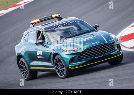 Istanbul Park, a Tuzla, Turchia. 8 ottobre 2021: Aston Martin DBX, vettura medica di F1 durante il Gran Premio di Formula 1 Rolex Turco 2021, 16° round del Campionato del mondo di Formula 1 FIA 2021 dall'8 al 10 ottobre 2021 sul Parco di Istanbul, a Tuzla, Turchia - Foto: Francois Flamand/DPPI/LiveMedia Credit: Agenzia fotografica indipendente/Alamy Live News Foto Stock