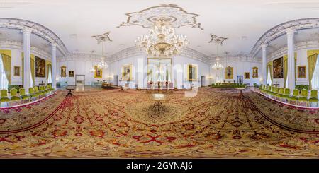 Visualizzazione panoramica a 360 gradi di Palazzo Golestan , Patrimonio Mondiale dell'Umanita'