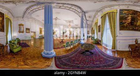 Visualizzazione panoramica a 360 gradi di Palazzo Golestan , Patrimonio Mondiale dell'Umanita'