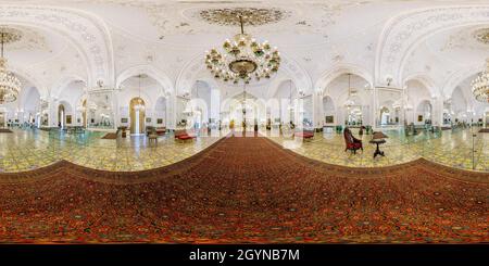 Visualizzazione panoramica a 360 gradi di Palazzo Golestan , Patrimonio Mondiale dell'Umanita'