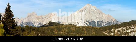 Monte Antelao, Alto Adige, Alpi Dolomiti, Italia Foto Stock