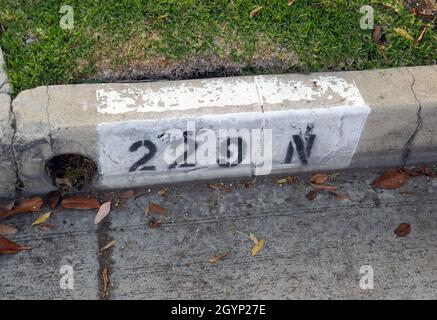 Los Angeles, California, USA 29 settembre 2021 una visione generale dell'atmosfera dell'ex casa/casa del direttore William North Croft al 229 N. Plymouth Blvd il 29 settembre 2021 a Los Angeles, California, USA. Foto di Barry King/Alamy Stock Foto Foto Stock