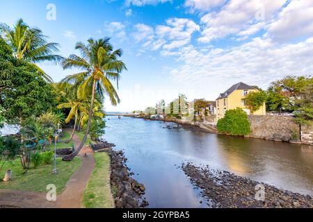 Terre Sainte e Saint Pierre nel sud dell'isola di Reunion Foto Stock