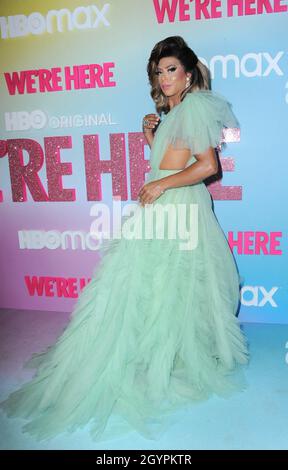 Culver City, California. 8 Ott 2021. Shangela agli arrivi per NOI SIAMO QUI Season 2 Premiere, Sony Pictures Studios, Culver City, CA 8 ottobre 2021. Credit: Elizabeth Goodenough/Everett Collection/Alamy Live News Foto Stock