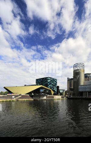 The Alchemist cocktail bar, Salford Quays, Manchester, Lancashire, Inghilterra, REGNO UNITO Foto Stock