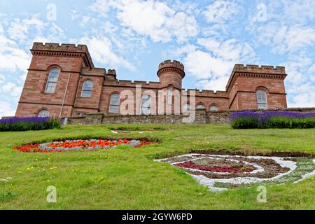 Inverness Castle and Sheriff Court - Highland Scotland - Regno Unito. Inverness - 18 luglio 2021 Foto Stock