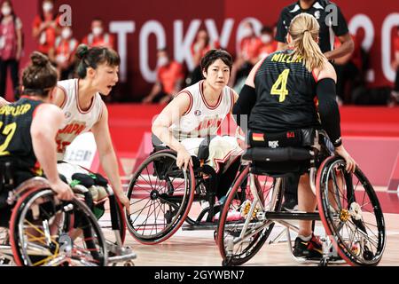 Tokyo, Giappone. 2021 agosto 29. Weman's Wheelchair Basketball: Germania vs Giappone a Tokyo paralimpic games 2020. ODAJIMA Rie (88) Foto Stock