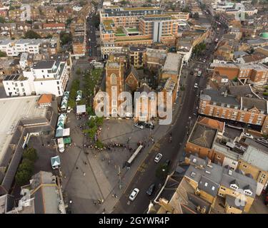 The Mount, St Mary's Church, Acton Central, Londra, Inghilterra Foto Stock