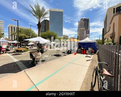 Festival Meet Yourself nel centro di Tucson Foto Stock