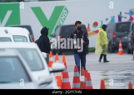 Tuzla, Turchia. 10 ottobre 2021. 10.10.2021, Istanbul Park Circuit, Istanbul, Formula 1 Turkish Grand Prix 2021, nella foto Alexander Albon (Red Bull Racing) Credit: dpa picture Alliance/Alamy Live News Foto Stock