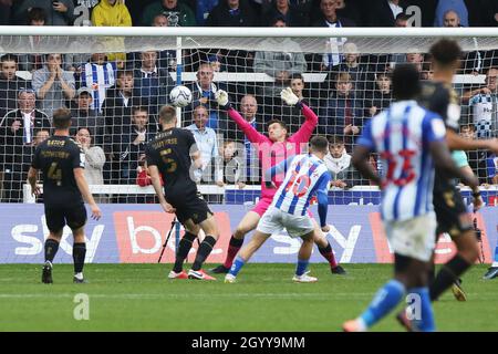 HARTLEPOOL, REGNO UNITO. 9 OTTOBRE. Durante la partita della Sky Bet League 2 tra Hartlepool United e Northampton Town a Victoria Park, Hartlepool sabato 9 ottobre 2021. (Credit: Harry Cook | MI News) Credit: MI News & Sport /Alamy Live News Foto Stock