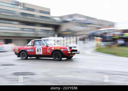 San Marino Urban Circuit, San Marino, Repubblica di San Marino, 08 ottobre 2021, BAZZOCCHI CLAUDIO (ITA) DELl' ESPOSTI DEVIS (ITA) - SPIDER 124 SPORT A. Foto Stock