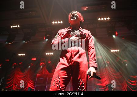 Yungblud, Life on Mars Tour, Doncaster Dome, UK, 09.10.2021 Foto Stock