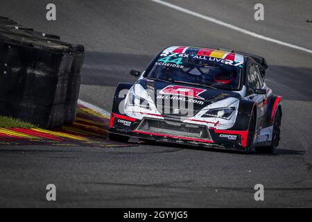 44 SCHEIDER Timo (DEU), team ALL-INKL.COM Münnich Motorsport, in azione durante il Mondiale RX di Benelux, 6° round del FIA World Rallycross Championship 2021, FIA WRX, a partire dall'8 e 10 ottobre sul circuito di Spa-Francorchamps, a Stavelot, Belgio - Foto Paulo Maria / DPPI Foto Stock