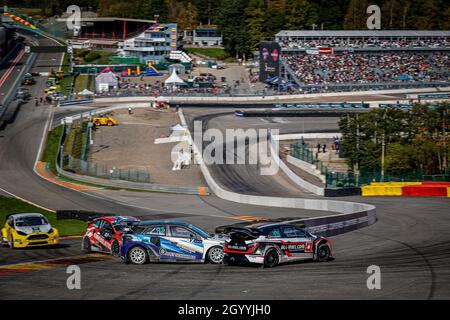 44 SCHEIDER Timo (DEU), team ALL-INKL.COM Münnich Motorsport, in azione durante il Mondiale RX di Benelux, 6° round del FIA World Rallycross Championship 2021, FIA WRX, a partire dall'8 e 10 ottobre sul circuito di Spa-Francorchamps, a Stavelot, Belgio - Foto Paulo Maria / DPPI Foto Stock