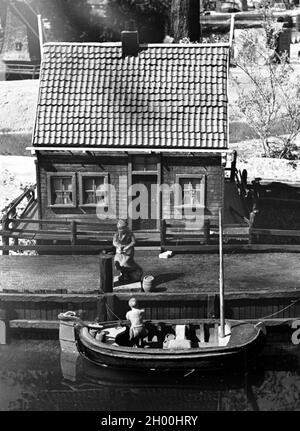 Nelis’ Dutch Village, 1946, modello in scala di un villaggio olandese Foto Stock