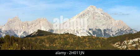 Monte Antelao, Alto Adige, Alpi Dolomiti, Italia Foto Stock