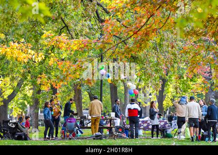 Park, Montreal, Canada Foto Stock