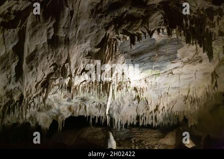 Grotta di Balcarka vicino a Brno Foto Stock