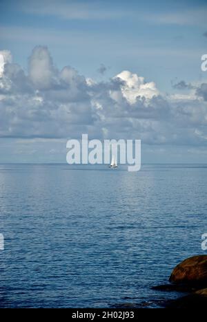 Sulle isole dell'arcipelago di Fjällbacka, sulla costa occidentale svedese Foto Stock