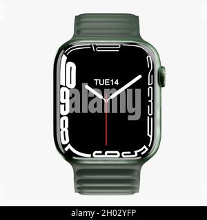 apple watch serie 7 3d modello di rendering Foto Stock