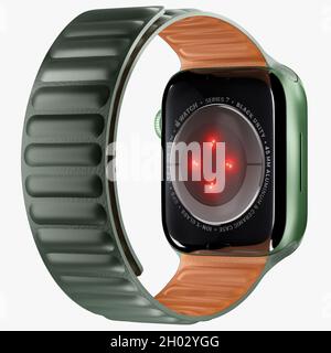 apple watch serie 7 3d modello di rendering Foto Stock