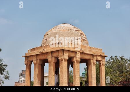 Necropoli di Makli, tombe d'epoca a Thatta, Pakistan Foto Stock