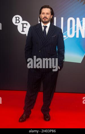 9 ottobre 2021: Edgar Wright partecipa alla premiere britannica "The Last Night in Soho" durante il 65° BFI London Film Festival presso la Royal Festival Hall Foto Stock